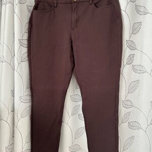 MICHAEL Michael Kors Brown Straight Leg Pants